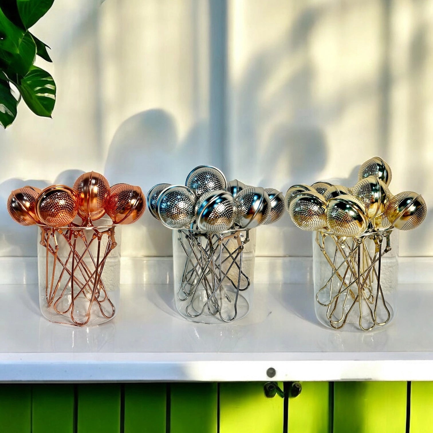 Stainless Steel Tea Strainer | gold, rose gold, silver