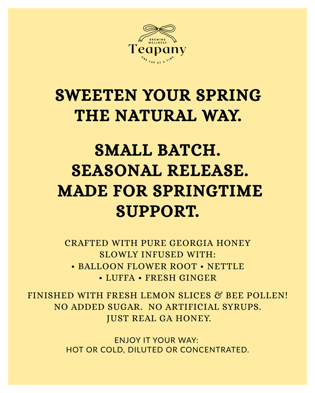 Allergy-Season Relief Honey Infusion