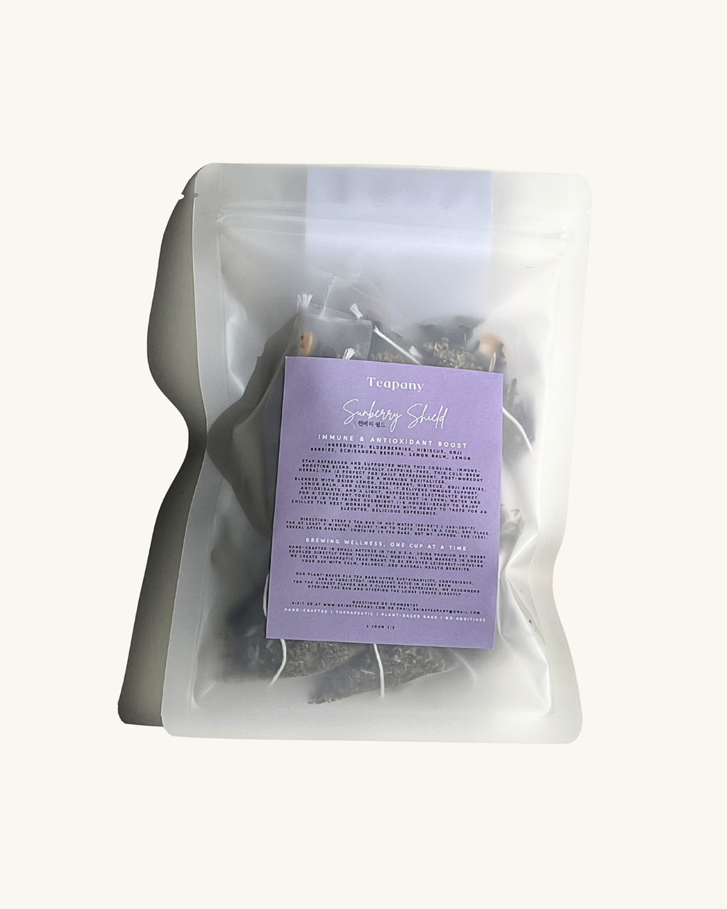Teapany Sunberry Shield Cold Brew (Antioxidants & Immune Support, Hydration) 항산화 면역 수분 콜드브루