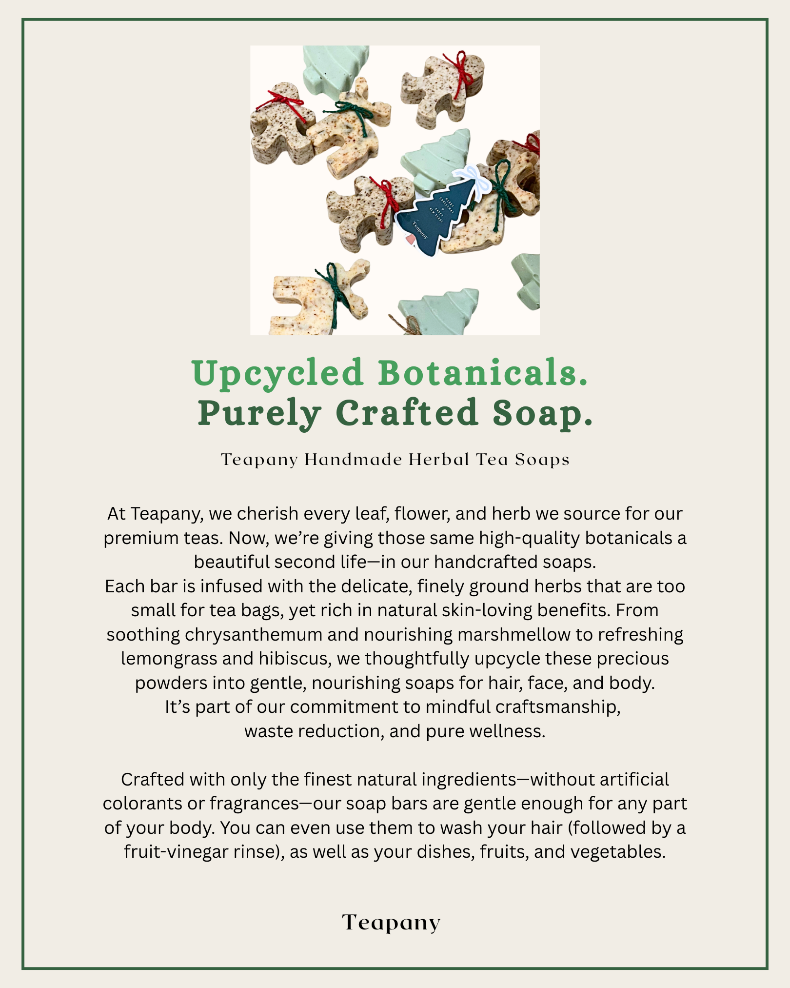 Two Soaps & Three Teas Gift Set