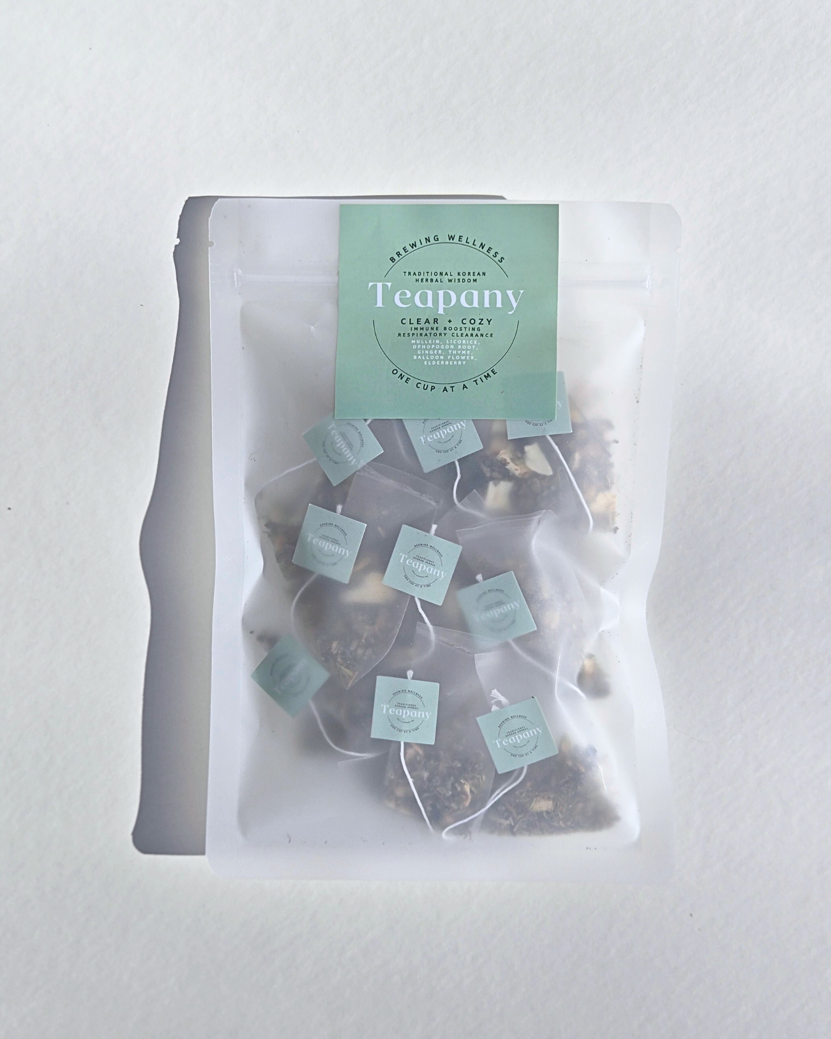 <NEW> Teapany Clear + Cozy (Immune Boosting, Respiratory Clearance) (면역, 호흡기)