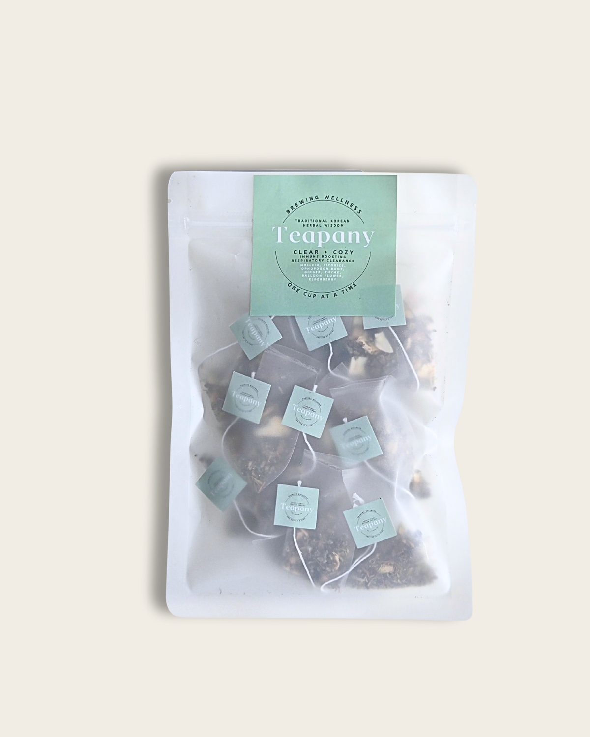 <NEW> Teapany Clear + Cozy (Immune Boosting, Respiratory Clearance) (면역, 호흡기)