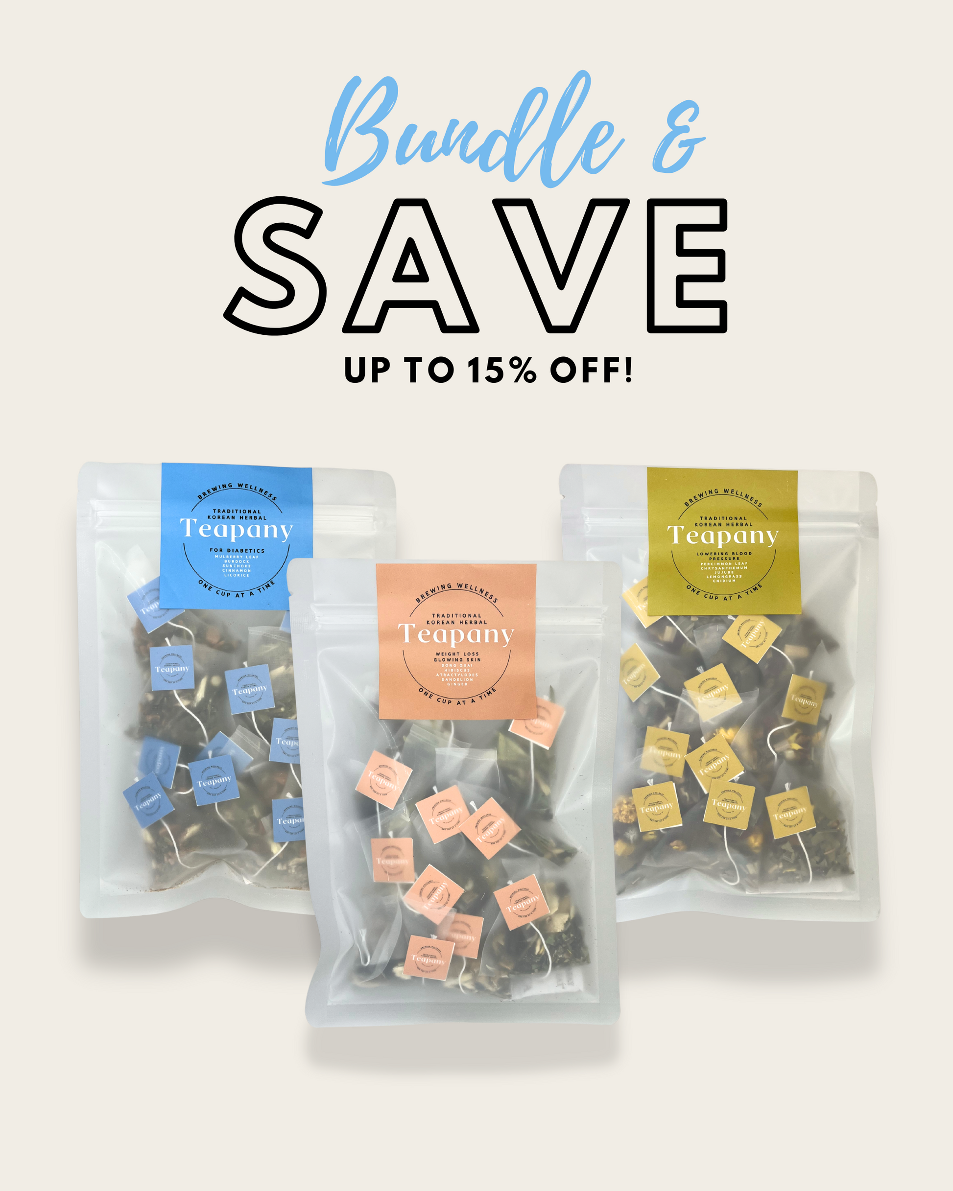 Teapany Bundle (Sweet Harmony, Heart Harmony, Inner Bloom)-Save 15%